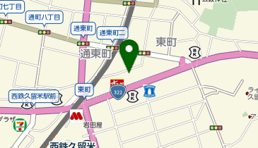 POLA コア久留米の地図画像