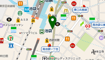 POLA 西武池袋本店の地図画像