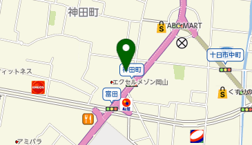 POLA 岡山青江の地図画像