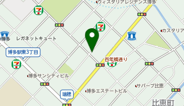 POLA 博多駅筑紫口の地図画像