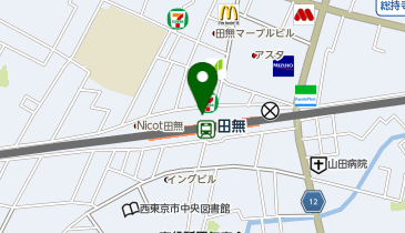 POLA 新田無の地図画像
