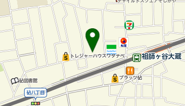 POLA 祖師ケ谷大蔵の地図画像