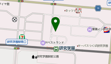 POLA THE BEAUTY 研究学園駅前店の地図画像