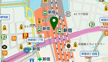 POLA THE COSMETIC TERRACE DressCode ルミネ新宿店の地図画像