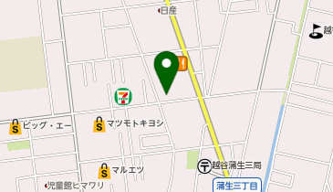 POLA 南越谷の地図画像