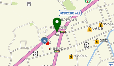 POLA くりーむ若草の地図画像