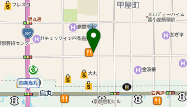POLA THE BEAUTY 四条烏丸店の地図画像