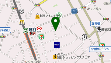 POLA THE BEAUTY 越谷店の地図画像