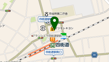POLA THE BEAUTY 四街道店の地図画像