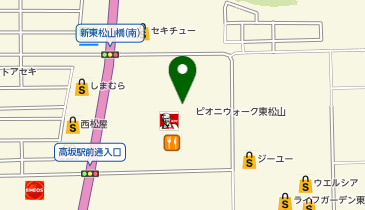 POLA THE BEAUTY ピオニウォーク東松山店の地図画像