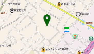 POLA 表参道の地図画像