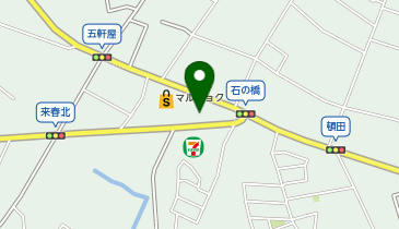 POLA THE BEAUTY 朝倉中央店の地図画像