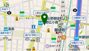 POLA 松坂屋上野店の地図画像