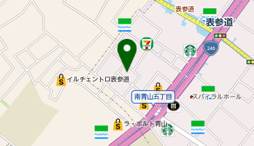 POLA SALON + AOYAMAの地図画像