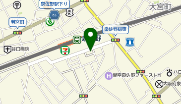 POLA 泉佐野の地図画像