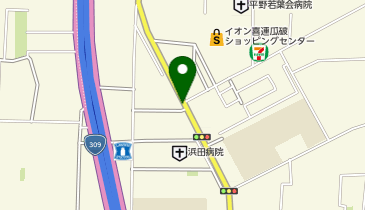POLA 喜連瓜破..の地図画像