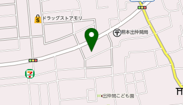POLA 熊本けやき通りの地図画像