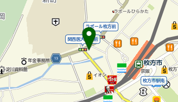 POLA THE BEAUTY 枚方店の地図画像