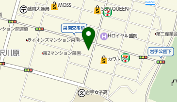 POLA THE BEAUTY 盛岡菜園店の地図画像