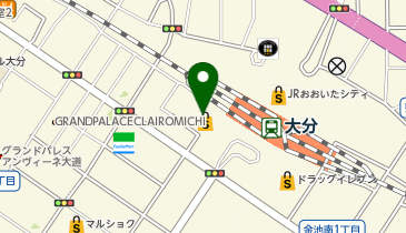 POLA THE BEAUTY アクロスプラザ大分駅南店の地図画像