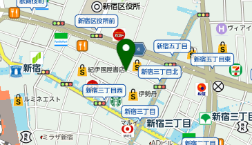 POLA 伊勢丹新宿店の地図画像