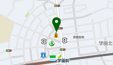 POLA 学園前の地図画像