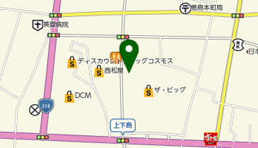 POLA ザ・ビッグ鴨島の地図画像