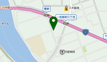 POLA 一色大橋の地図画像