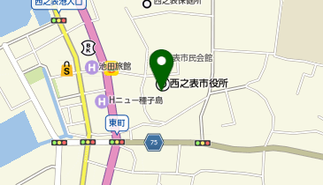 POLA ビューティ種子島の地図画像