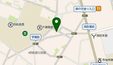 POLA 四街道の地図画像