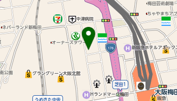 POLA THE BEAUTY 梅田店の地図画像