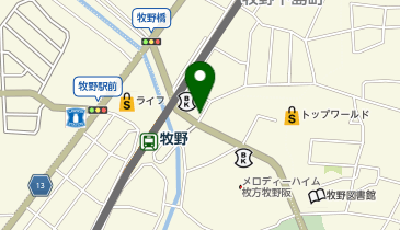 POLA 牧野apoの地図画像