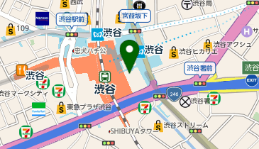 POLA 渋谷スクランブルスクエアの地図画像