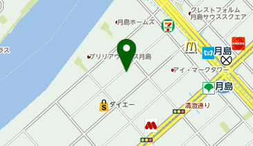 POLA 月島勝どきの地図画像