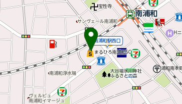 POLA THE BEAUTY まるひろ南浦和店の地図画像