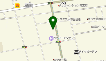 POLA THE BEAUTY 北仙台店の地図画像