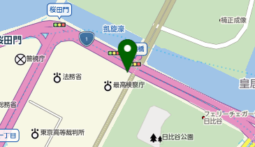POLA イセタンミラー東京ミッドタウン日比谷店の地図画像