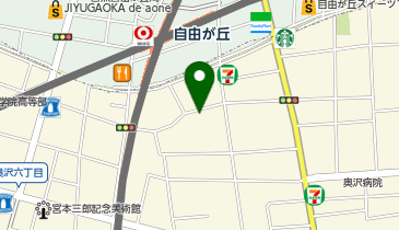 POLA 自由が丘南口の地図画像