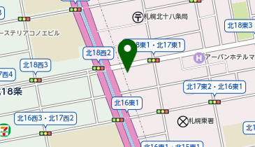 POLA 札幌北の地図画像