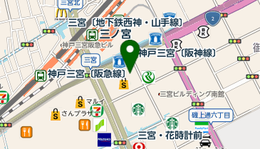 POLA 神戸阪急の地図画像