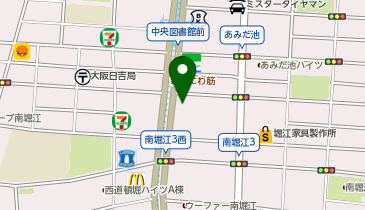 POLA THE BEAUTY 大阪堀江店の地図画像