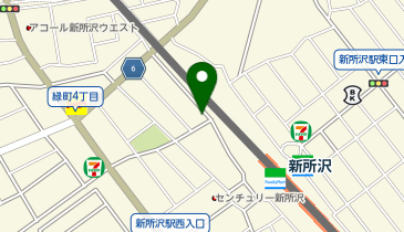 POLA 新所沢の地図画像