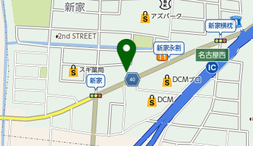 POLA THE BEAUTY 名古屋西インター店の地図画像