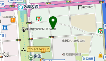 POLA THE BEAUTY オアシス栄店の地図画像