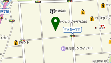 POLA THE BEAUTY アクロスプラザ与次郎店の地図画像