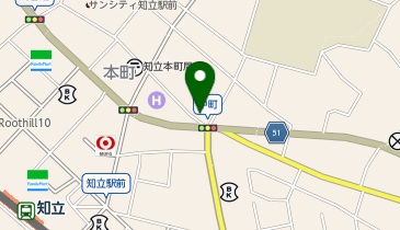 POLA 知立中町 シルクの地図画像