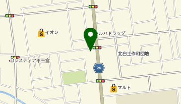 POLA いわき倉前の地図画像