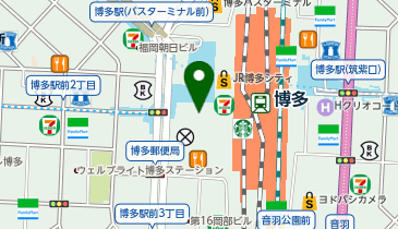 POLA 博多阪急の地図画像