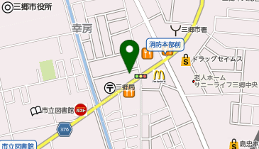 POLA Lumias Beaute 三郷中央西口の地図画像