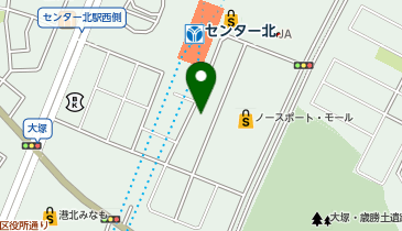 POLA エステサロン センター北駅前の地図画像